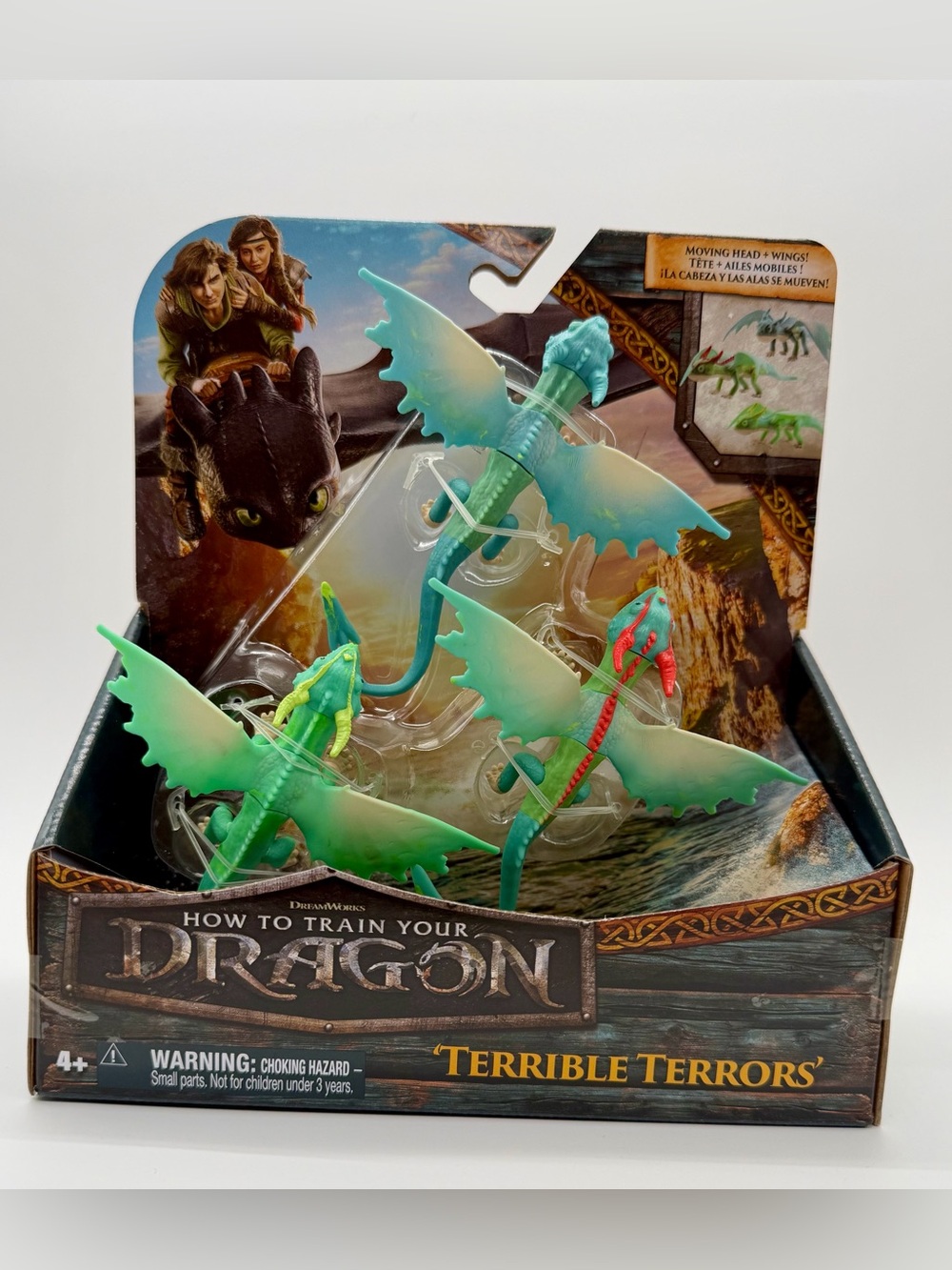Universal Terrible Terrors Dragon Pack - Green and Teal